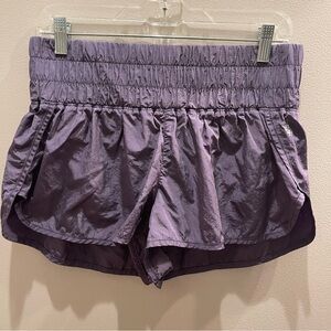 FREE PEOPLE MOVEMENT Purple The Way Home Shorts Womens Medium Lining